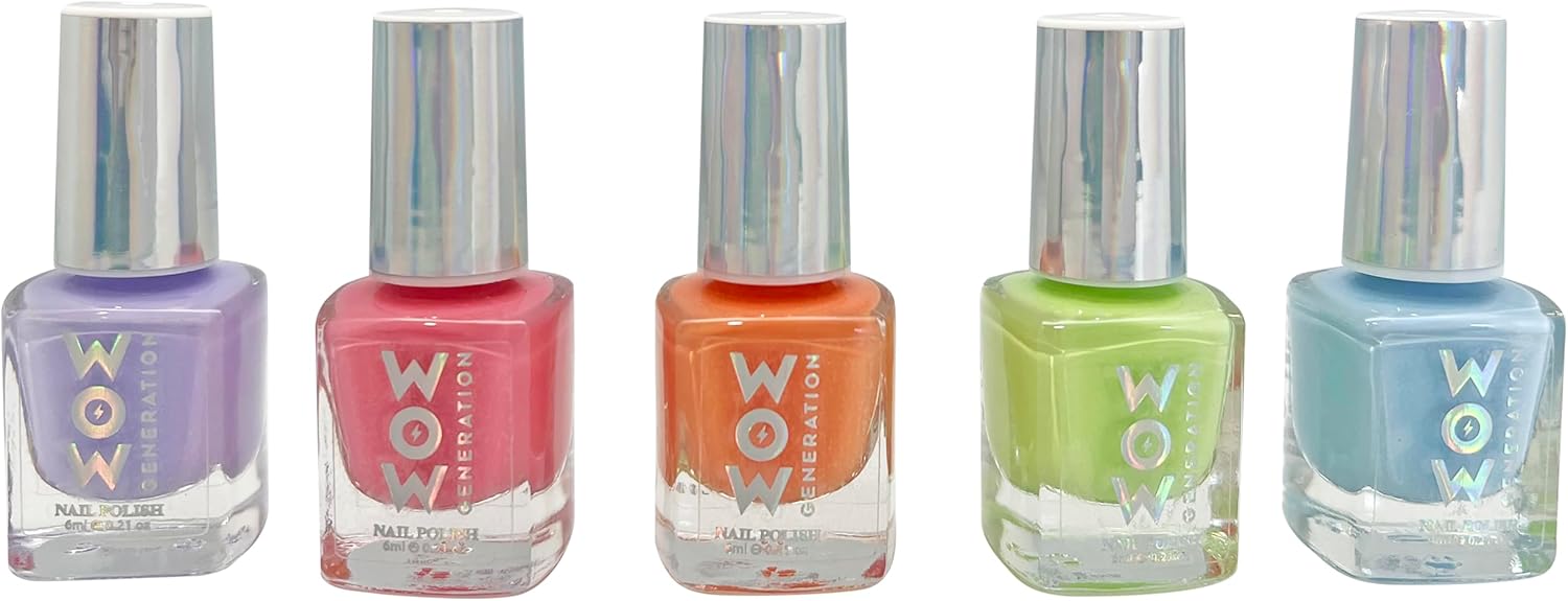 WOW Generation Pastel Nail Polish - Pack of 5 WOW00110 - Colorland Toys