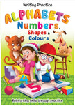 Writing Practice Alphabets Numbers Shares And Colours