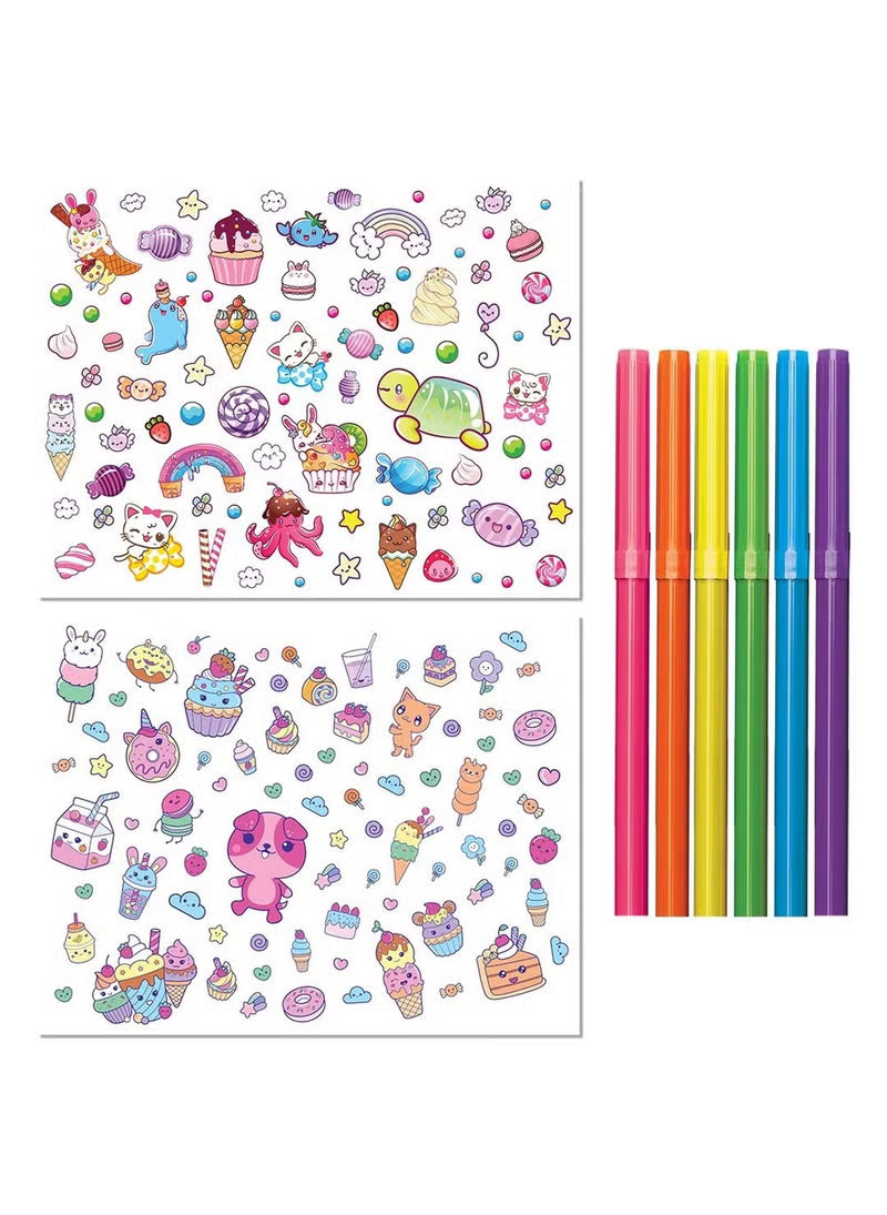 Hinkler Axolotls Coloring Set with Lap Desk 962608 — image 3