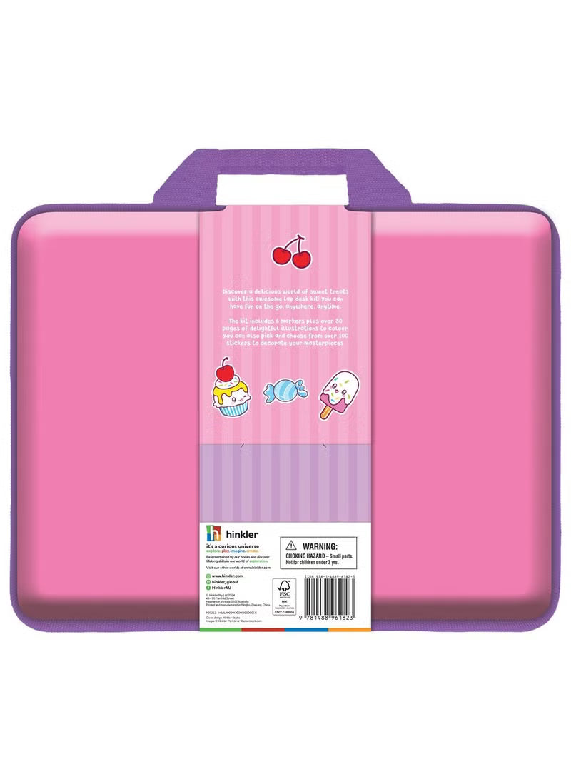 Hinkler Axolotls Coloring Set with Lap Desk 962608