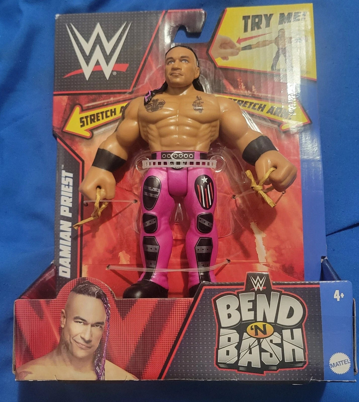WWE Bend 'n Bash Figure Damian Priest HDM67/HDM04 - Colorland Toys