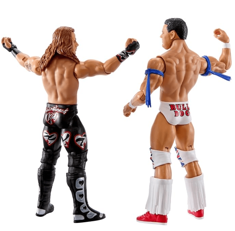 WWE Championship Showdown Wrestlers Action Figure - British Bulldog VS Shawn Michaels HTW06/GDF63 — image 3