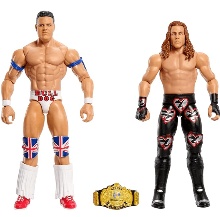 WWE Championship Showdown Wrestlers Action Figure - British Bulldog VS Shawn Michaels HTW06/GDF63 — image 2
