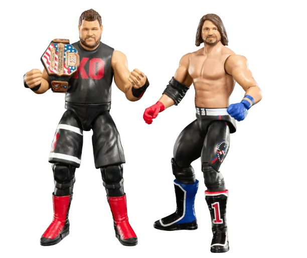 WWE Championship Showdown Wrestlers Action Figure - Kevin Owens VS AJ Styles HTW04/GDF63 — image 3