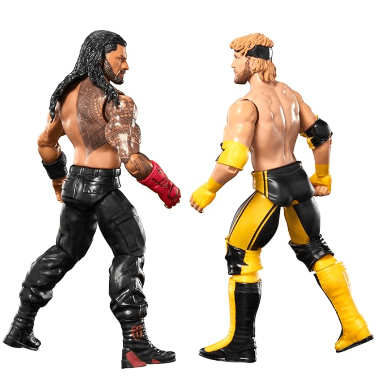 WWE Championship Showdown Wrestlers Action Figure - Roman Reigns VS Logan Paul HTW02/GDF63 — image 3
