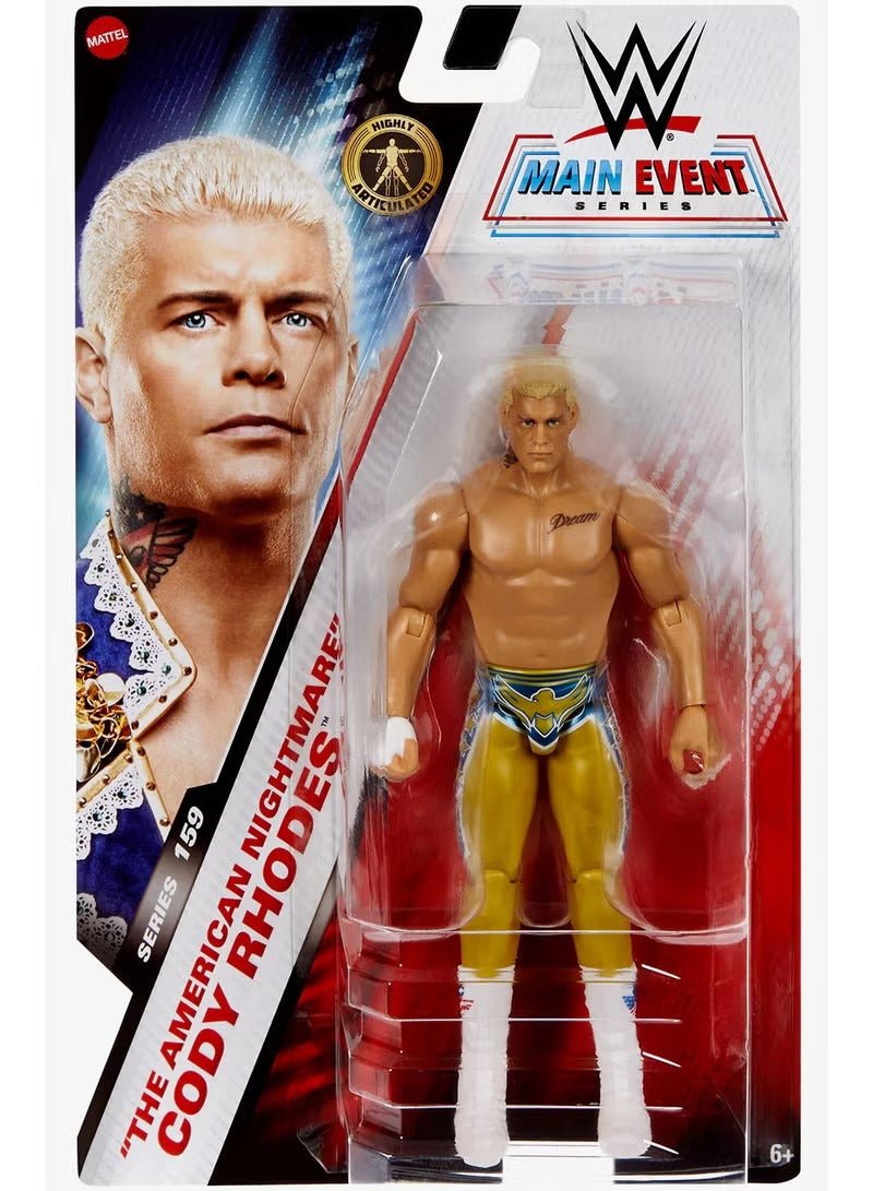 WWE Main Event American N. Cody Rhodes Action Figure JGD46 — image 1