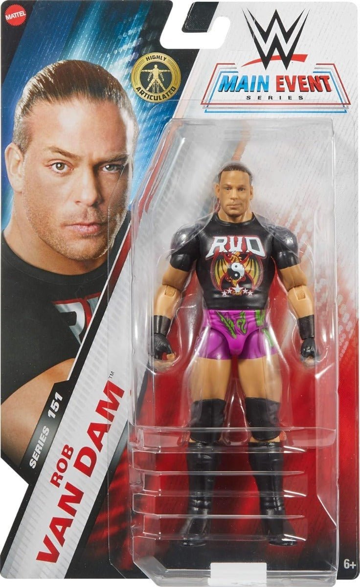 WWE Main Event Series - 151 Rob Van Dam GDF62/JCV29 - Colorland Toys