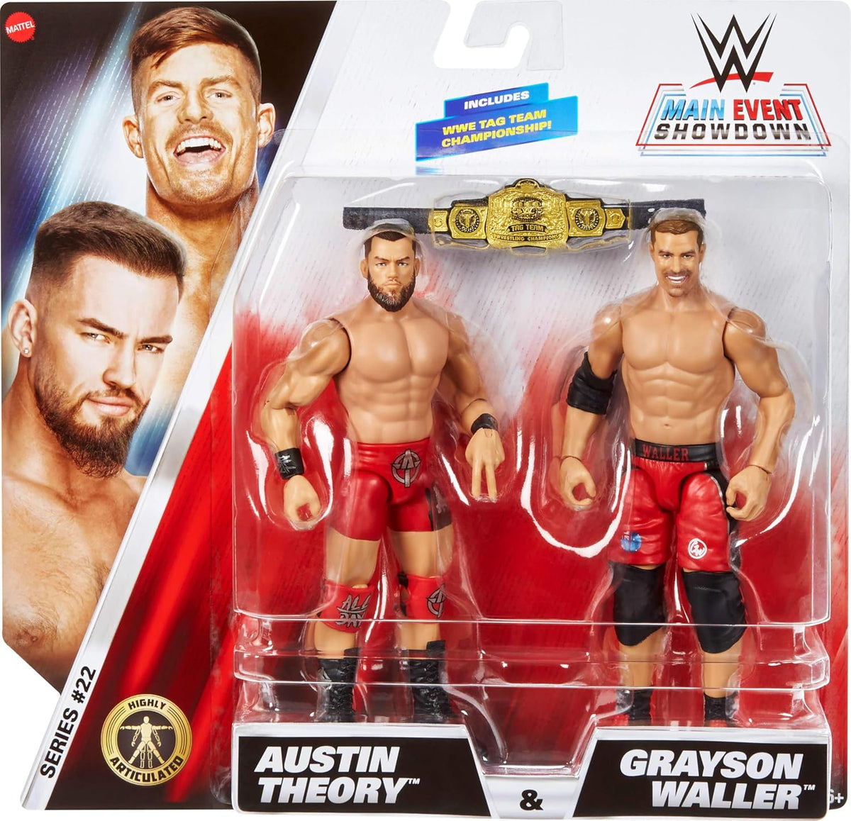 WWE Main Event Showdown Series-22 Austin Theory & Grayson Waller JGD63 — image 1