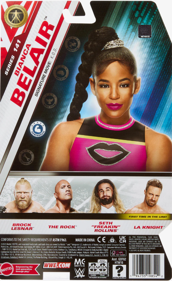 WWE Series 141 Bianca Belair Action Figure HTW16/GDF62 — image 4