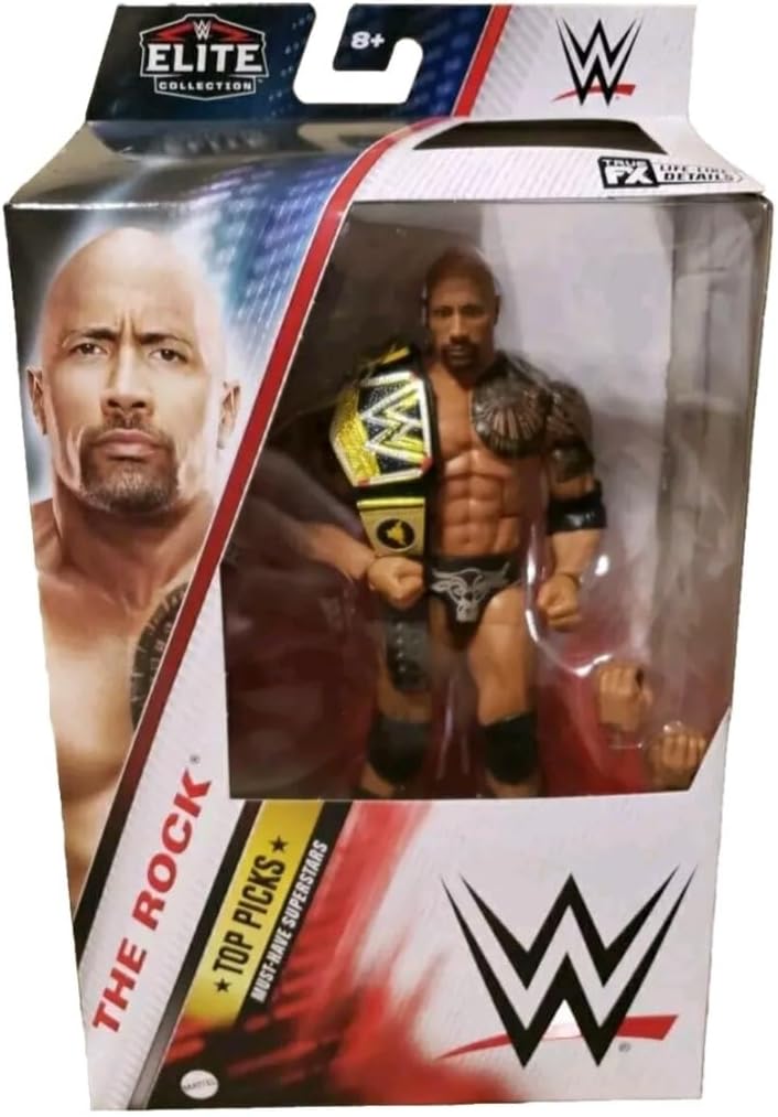 WWE Top Picks Elite - The Rock Action Figure JFK73/GNM28