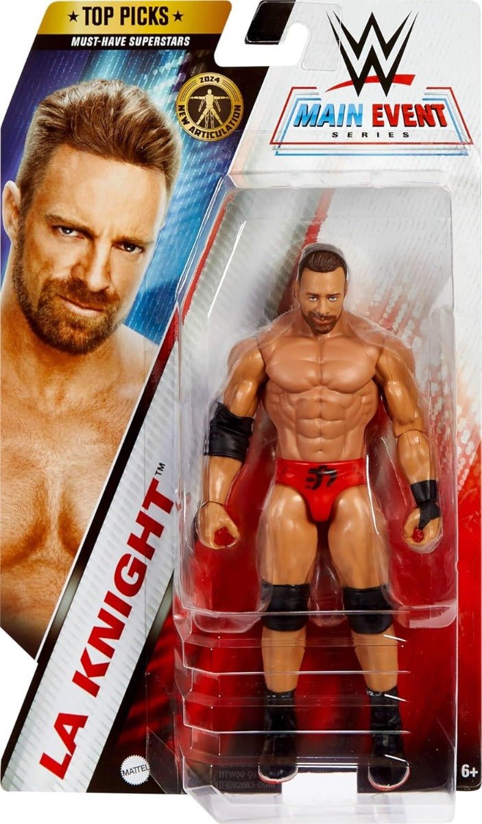 WWE Wrestling Main Event - LA Knight Action Figure HTW00/GFT58 - Colorland Toys