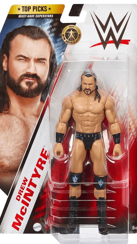 WWE Wrestling Top Picks 2024 Drew McIntyre Action Figure HTV92/GFT58