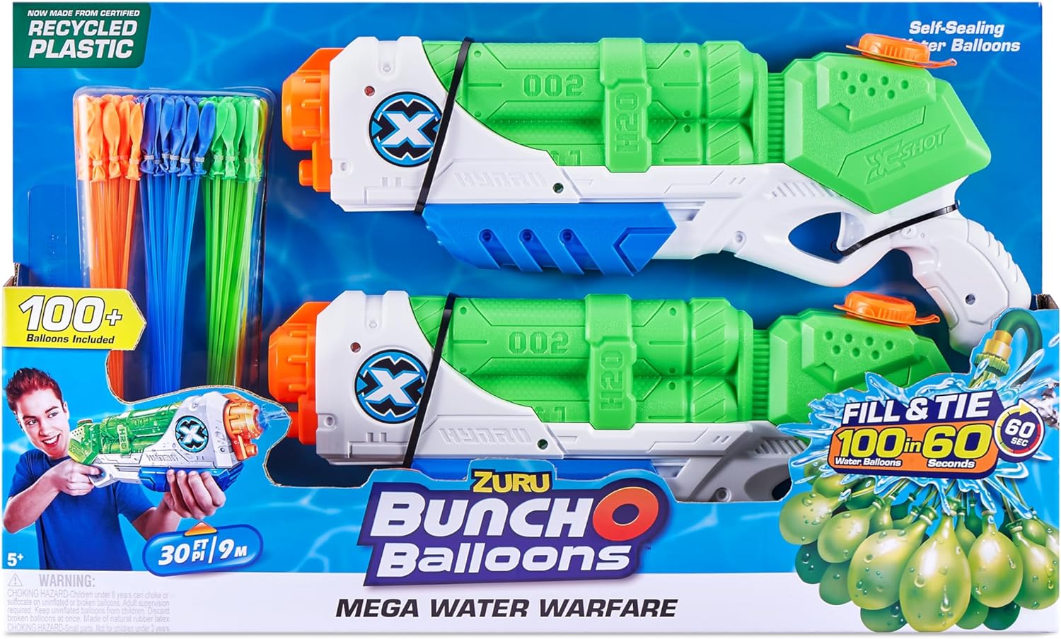 X - Shot Bunch O Balloons Mega Water Warfare XS - 56388 - Colorland Toys