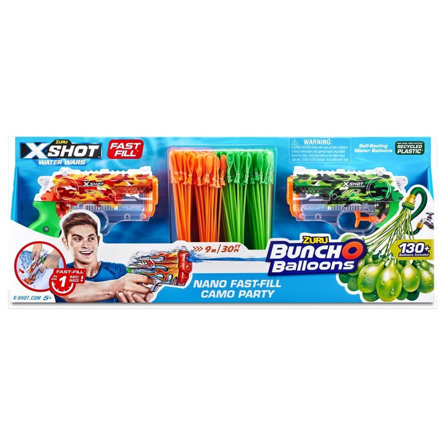 X-shot Bunch O Balloons Nano Fast Fill Camo Party XS-56506 — image 1