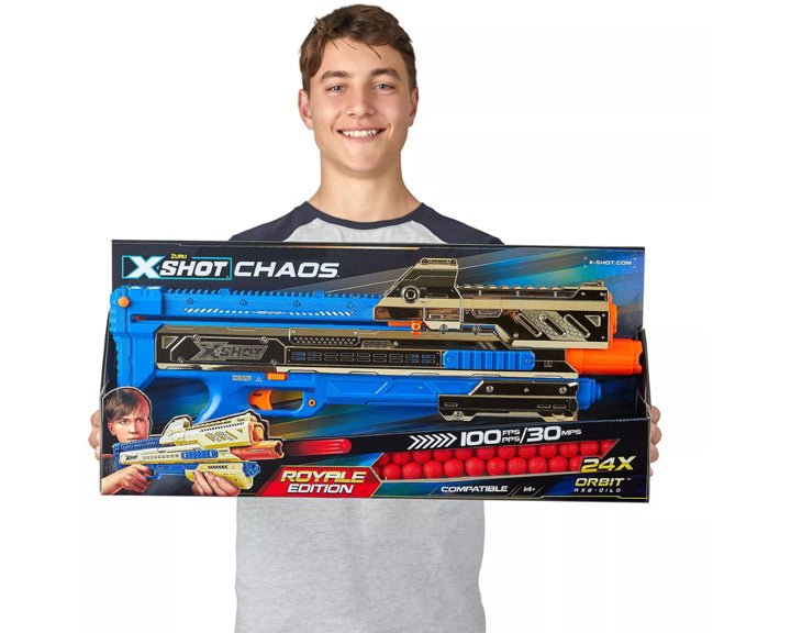X-Shot Chaos Golden Orbit Blaster Royale Edition 36414 — image 2