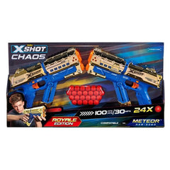 X - Shot Chaos Meteor Blaster 2 Pack Royale Edition 36419 - Colorland Toys
