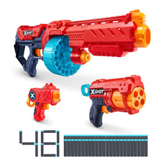 X - Shot Combo Pack Turbo Fire & Fury 4 & Micro 48Darts XS - 36345 - Colorland Toys