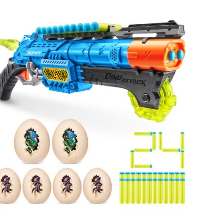 X - Shot Dino Attack Claw Hunter Foam Dart Blaster 4861 - Colorland Toys