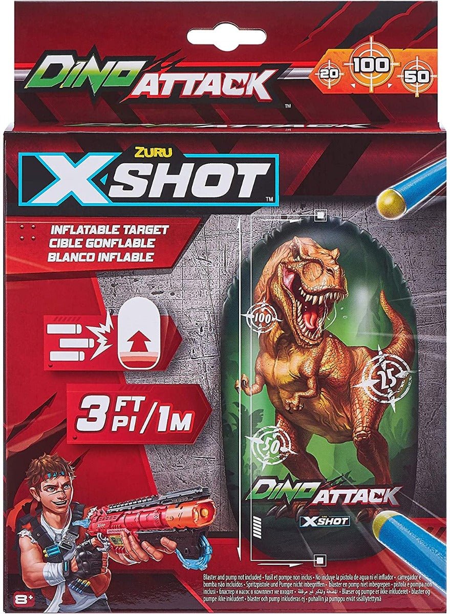 X - Shot Dino Attack Inflatable Target XS - 4862 - Colorland Toys