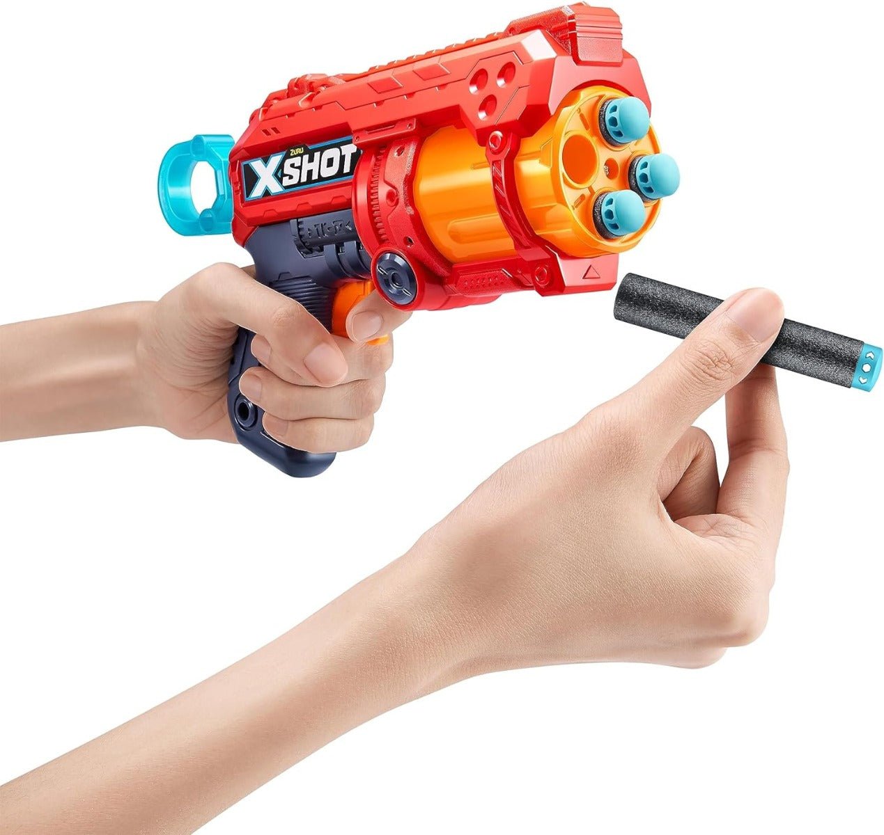 X - Shot Double Fury 4 Combo Foam Blaster Pack 36329 - Colorland Toys