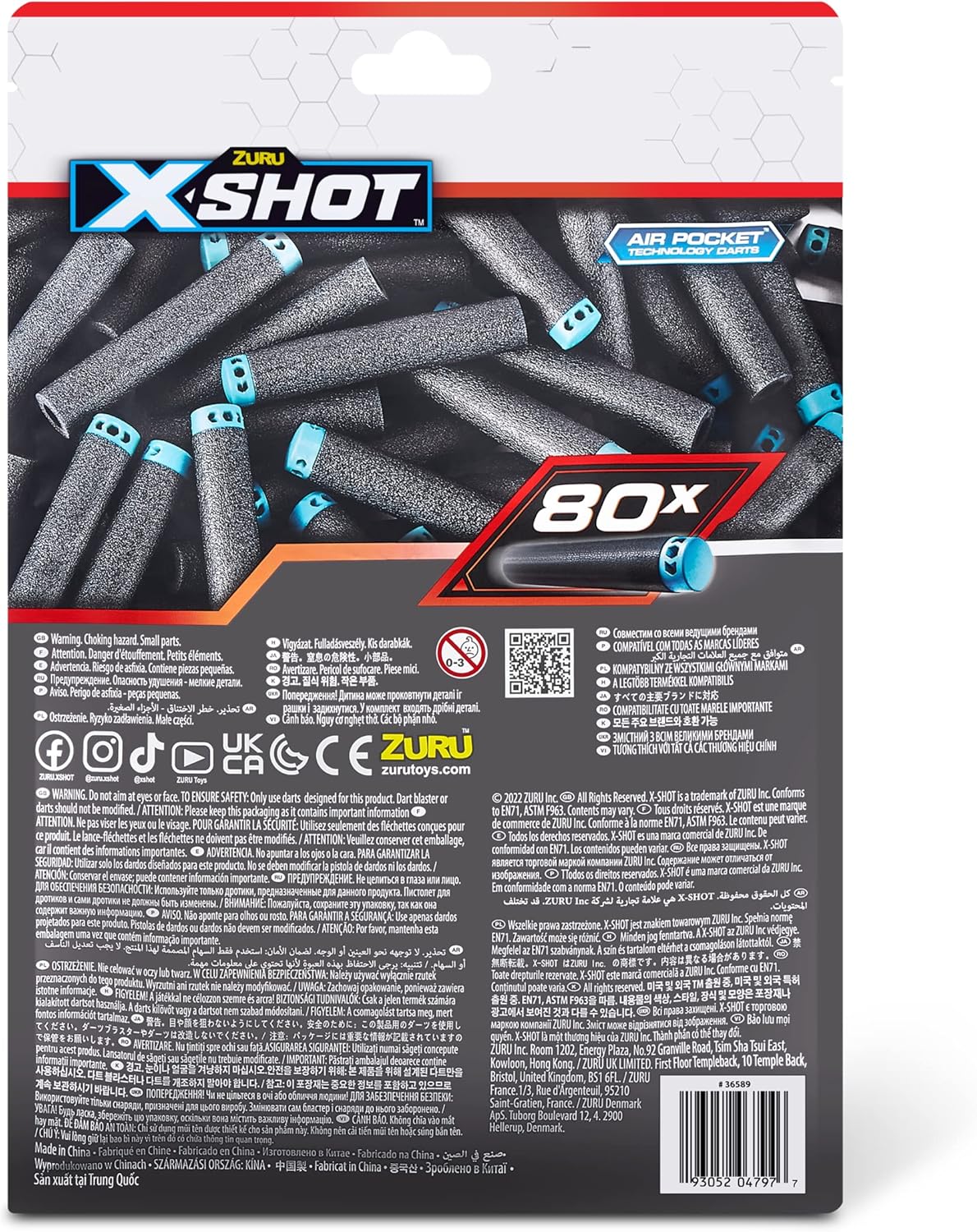 X - Shot Excel 50 - Pack Refill Darts Foilbag XS - 36588 - Colorland Toys