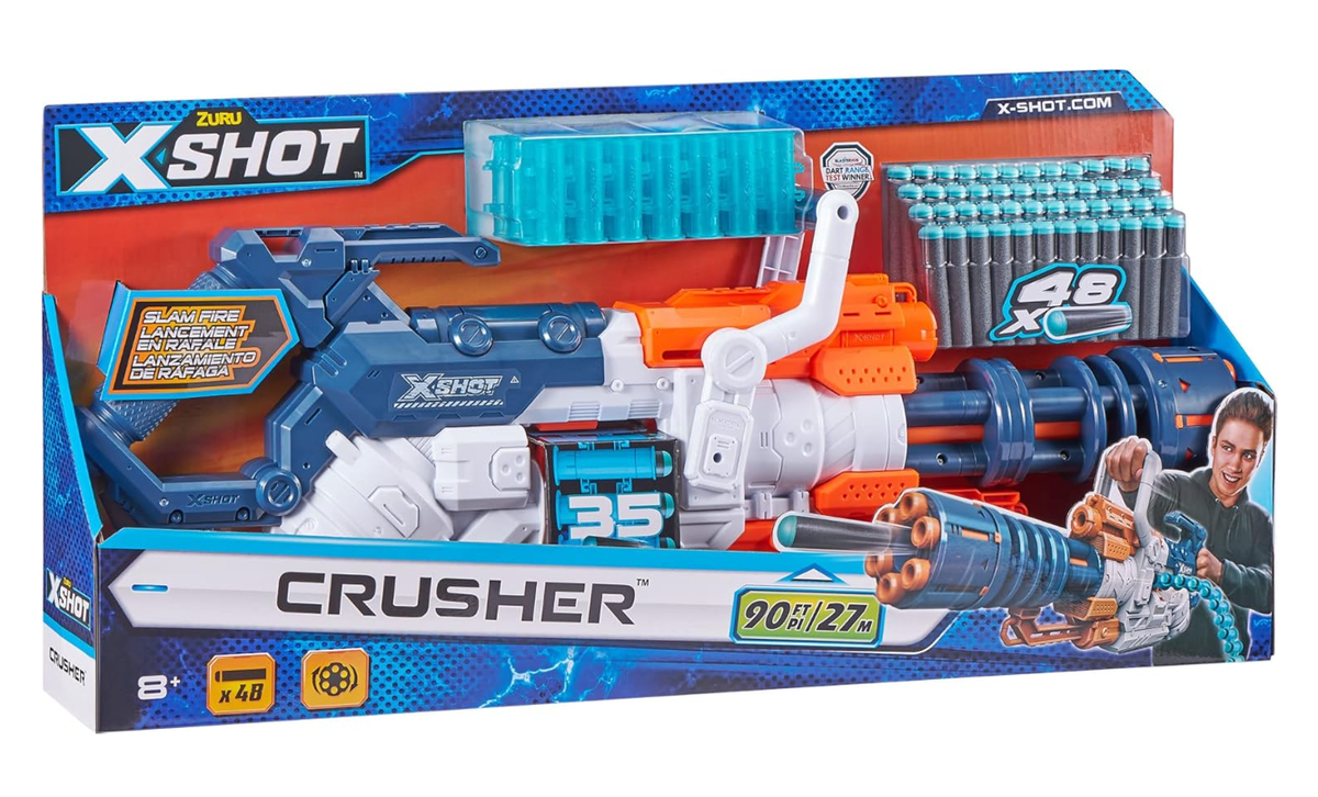 X-Shot Excel Crusher with 48 Darts and Dart Belt 36382 — image 1
