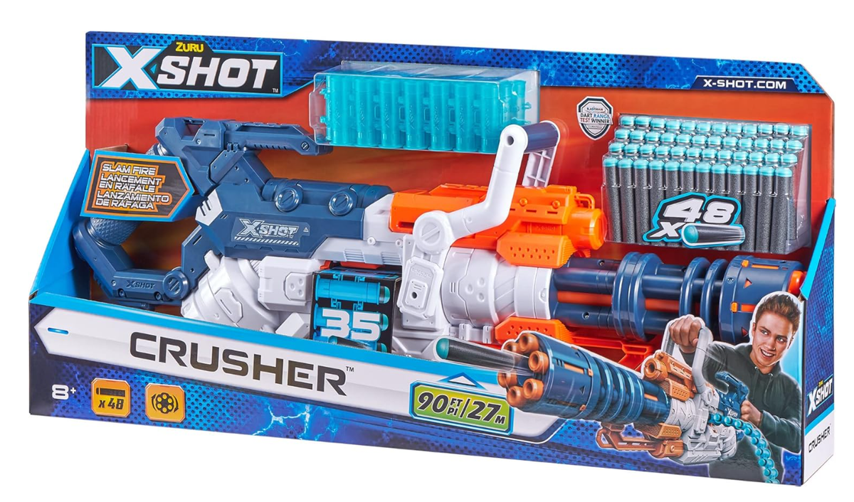 X-Shot Excel Crusher with 48 Darts and Dart Belt 36382 — image 2