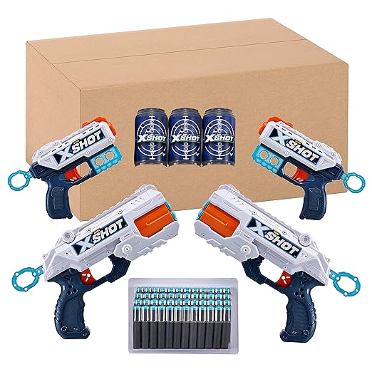 X - Shot Excel Double Kickback Double Reflex 6 Foam XS - 36234/XS - 36234 - A - Colorland Toys