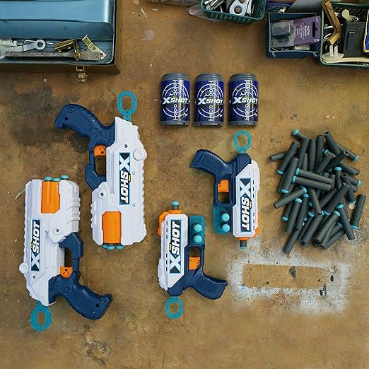 X - Shot Excel Double Kickback Double Reflex 6 Foam XS - 36234/XS - 36234 - A - Colorland Toys