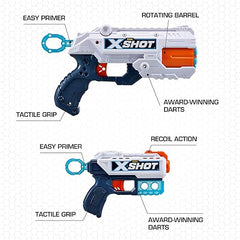 X - Shot Excel Double Kickback Double Reflex 6 Foam XS - 36234/XS - 36234 - A - Colorland Toys
