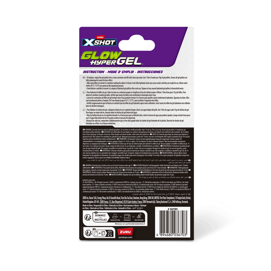 X-Shot Hyper Gel Glow In The Dark Gellet Refill (15,000pcs) XS-36785 — image 3