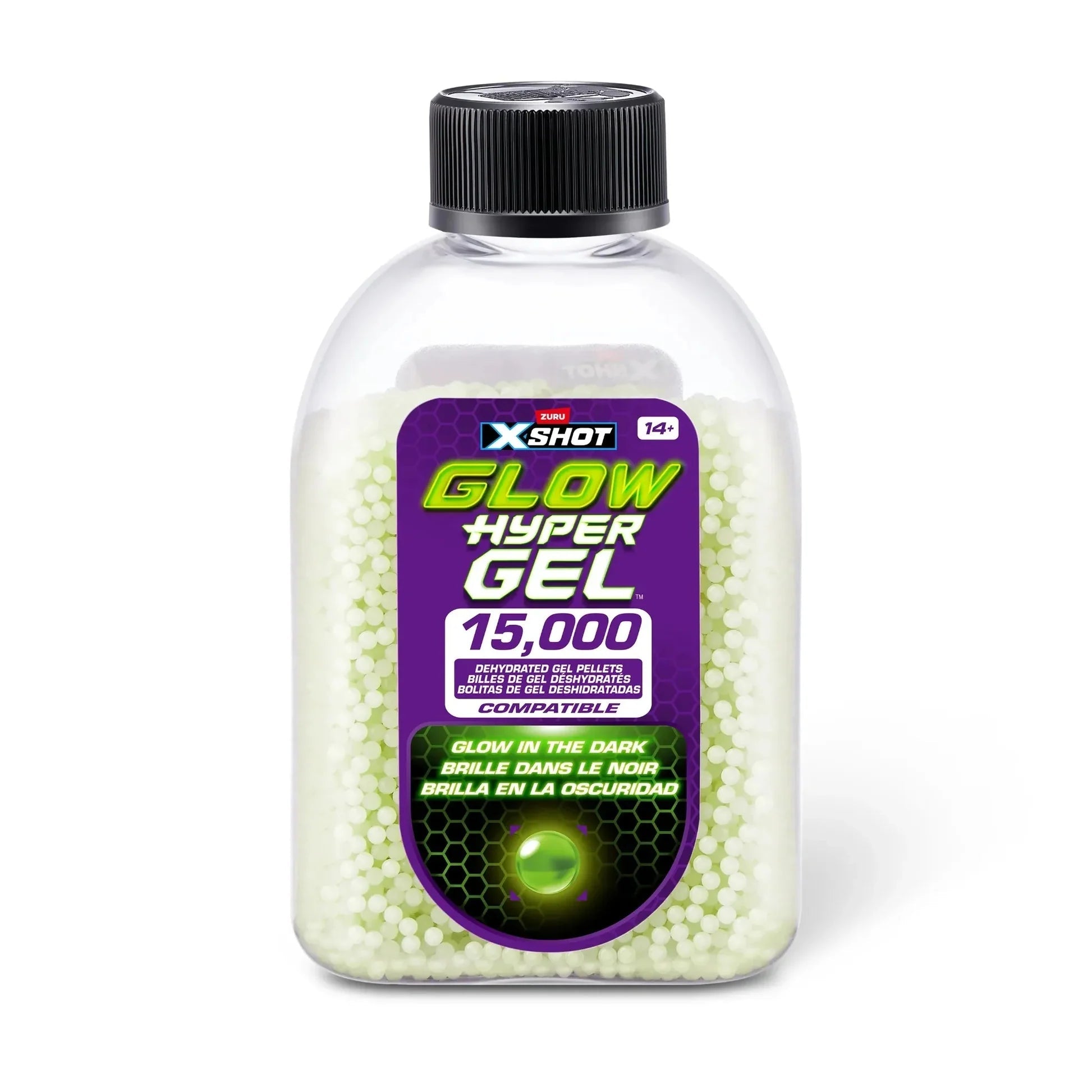 X - Shot Hyper Gel Glow In The Dark Gellet Refill (15,000pcs) XS - 36785 - Colorland Toys