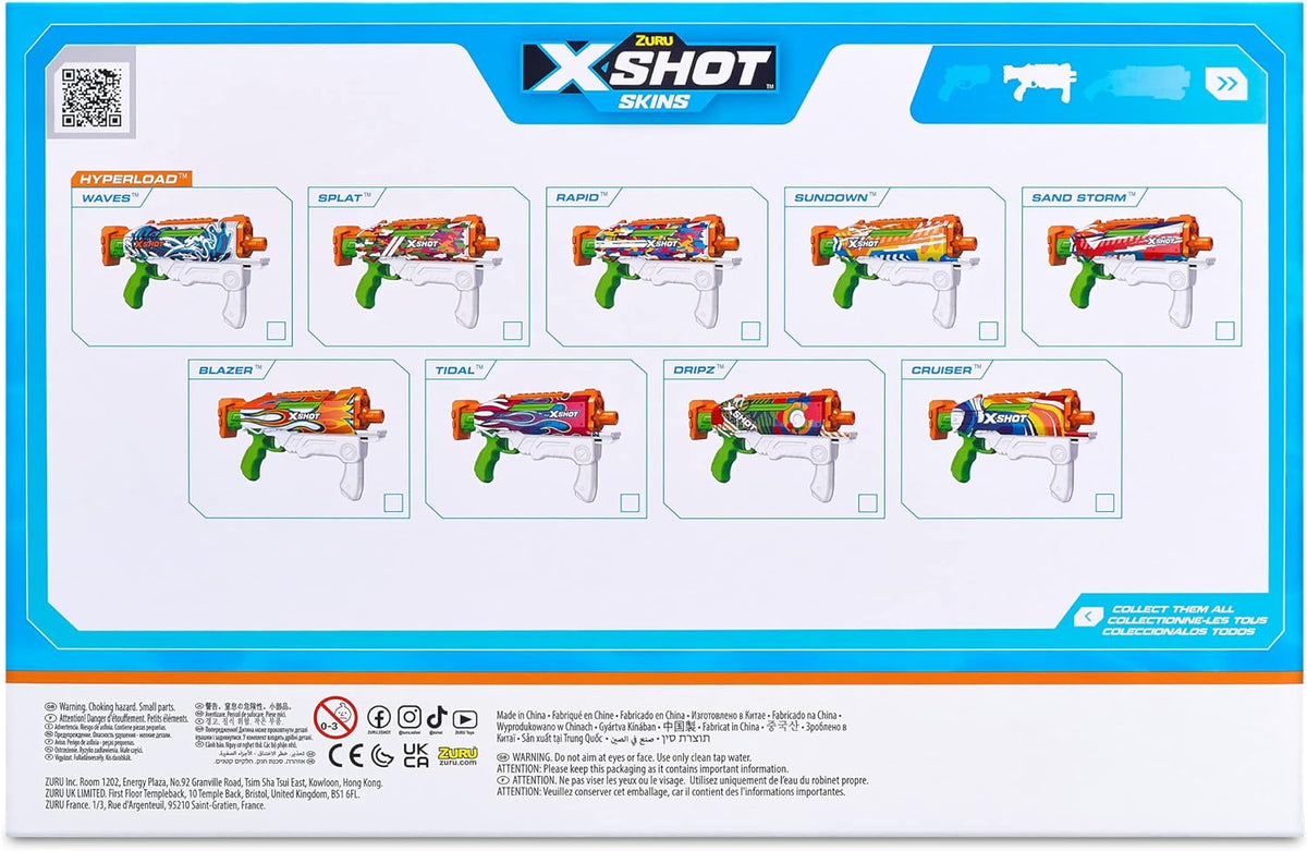 X-Shot Hyperload Water Fast-Fill Skins Waves XS-11854A — image 5