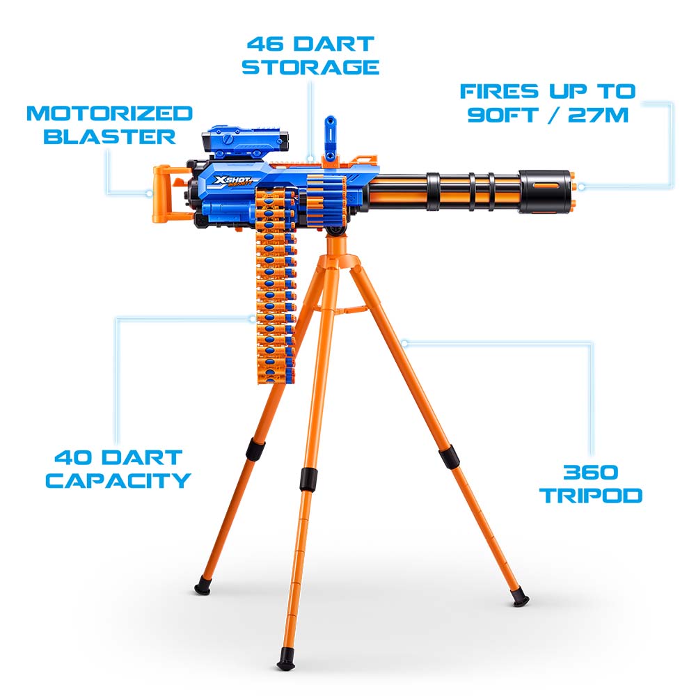 X - Shot Insanity Motorized Rage Fire XS - 36605 - Colorland Toys