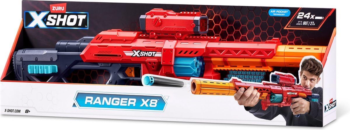 X-Shot Ranger X8 Blaster with 24 Darts by ZURU — image 2