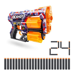 X - Shot Skins Dread Malice Blaster XS - 36517Q - Colorland Toys