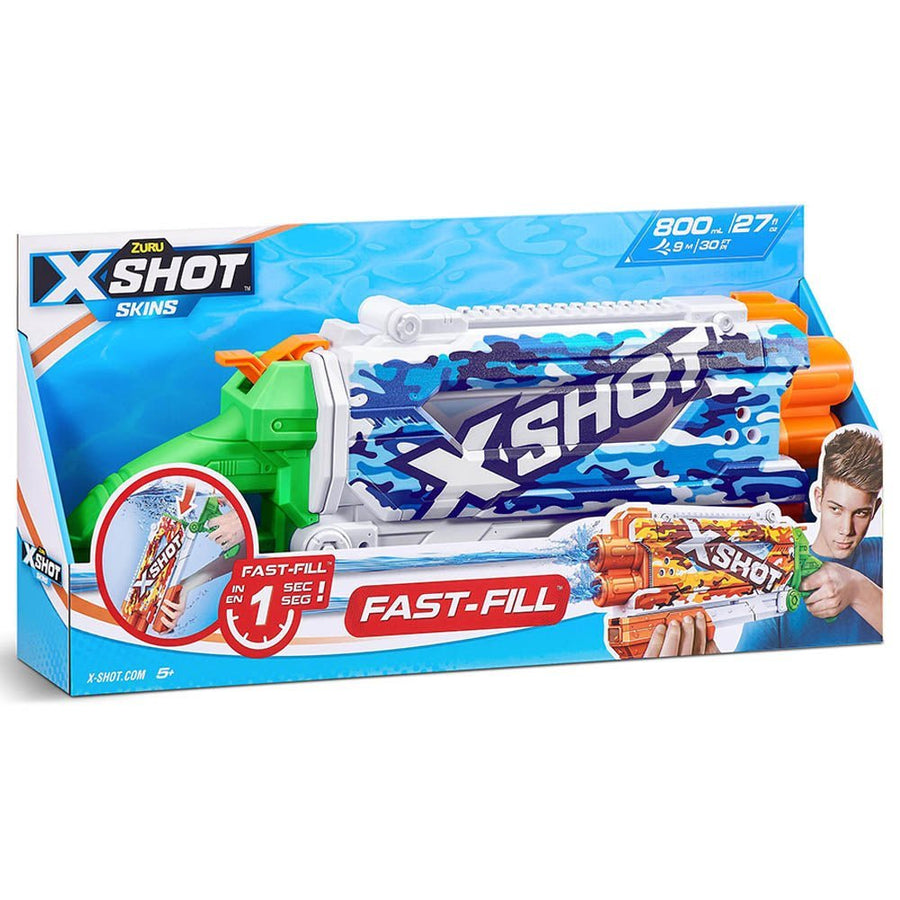 X-Shot Skins - Fast-Fill Pump Action Water Blaster - Water Camo XS-11855E — image 2