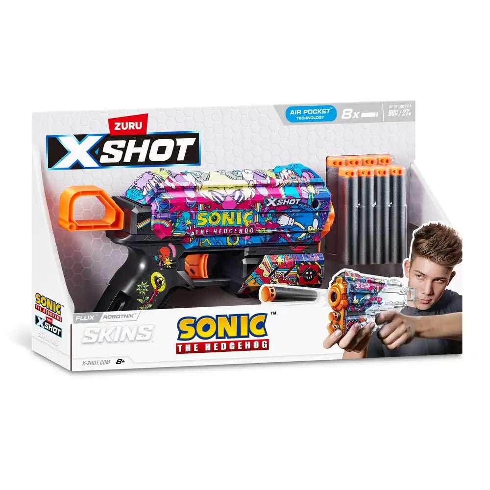 X-Shot Skins Flux Sonic The Hedgehog XS-36648B — image 1