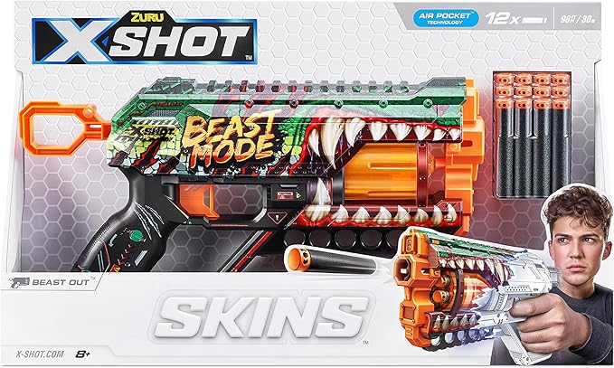 X - Shot Skins Griefer Beast XS - 36561A - Colorland Toys