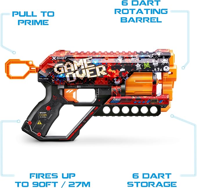 X - Shot Skins Griefer Game Over - Colorland Toys