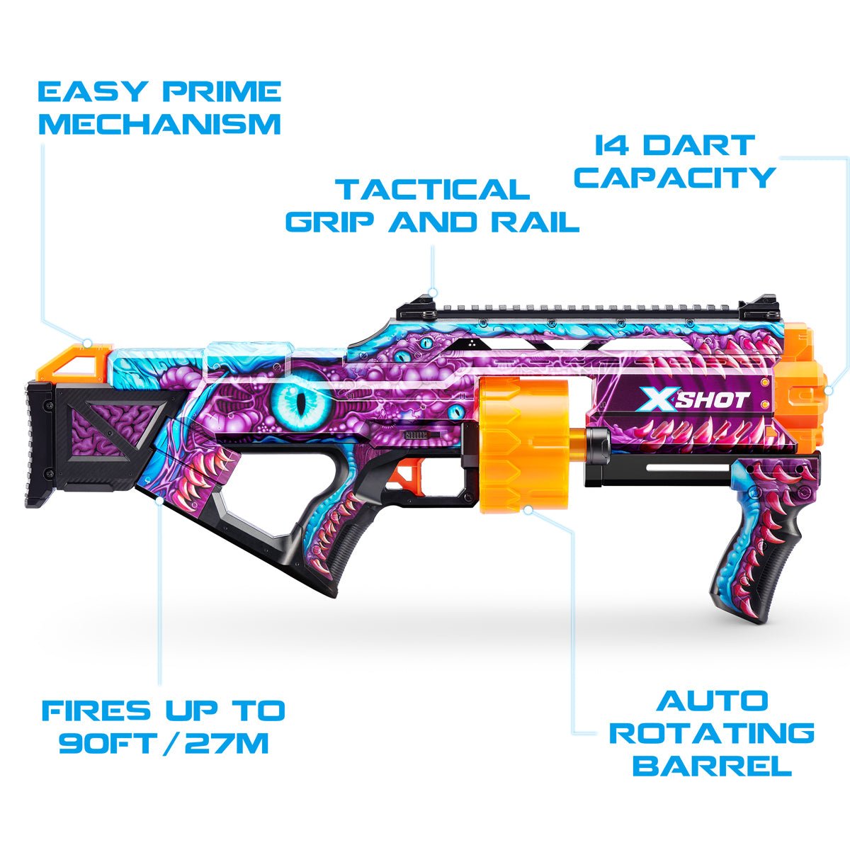 X - Shot Skins Last Stand Enigma Dart Blaster - Colorland Toys