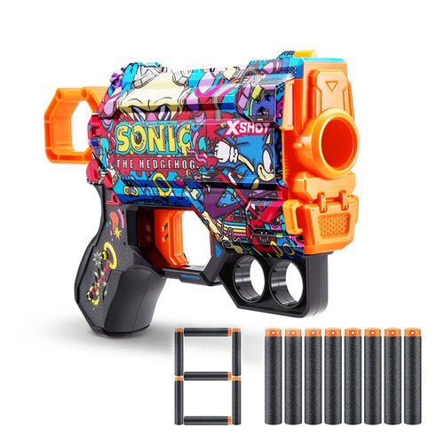 X-Shot Skins Menace Sonic The Hedgehog 8Darts XS-36660G — image 1