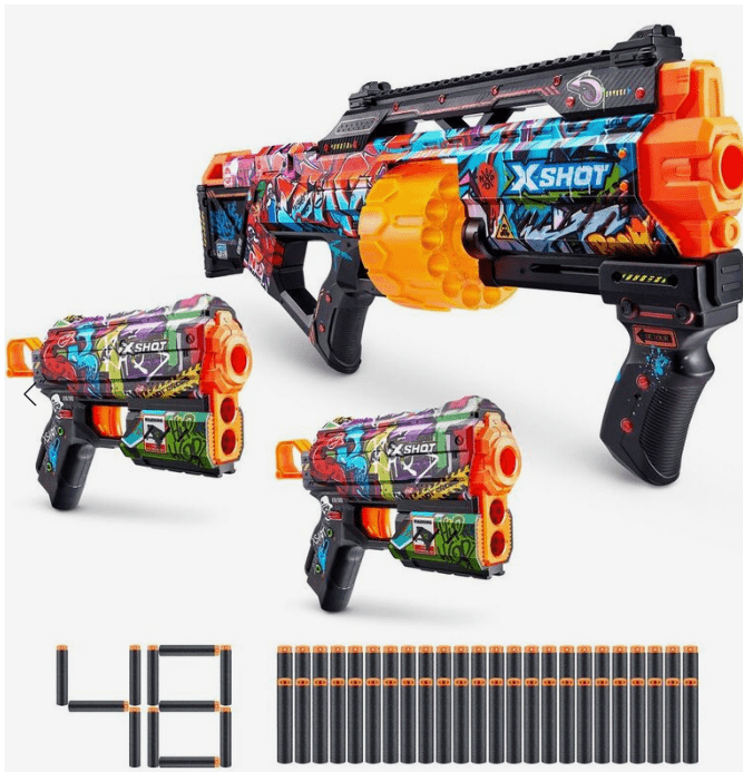 X - Shot Skins Mix Combo Pack Last Stand & 2pack Flux XS - 36524 - Colorland Toys