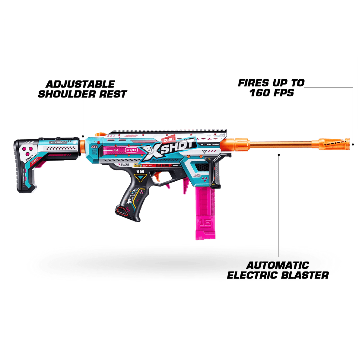 X-Shot Skins Pro Motorized Blaster Series-1 XS-36821 — image 7