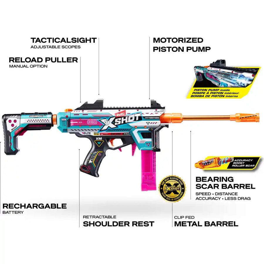 X-Shot Skins Pro Motorized Blaster Series-1 XS-36821 — image 5