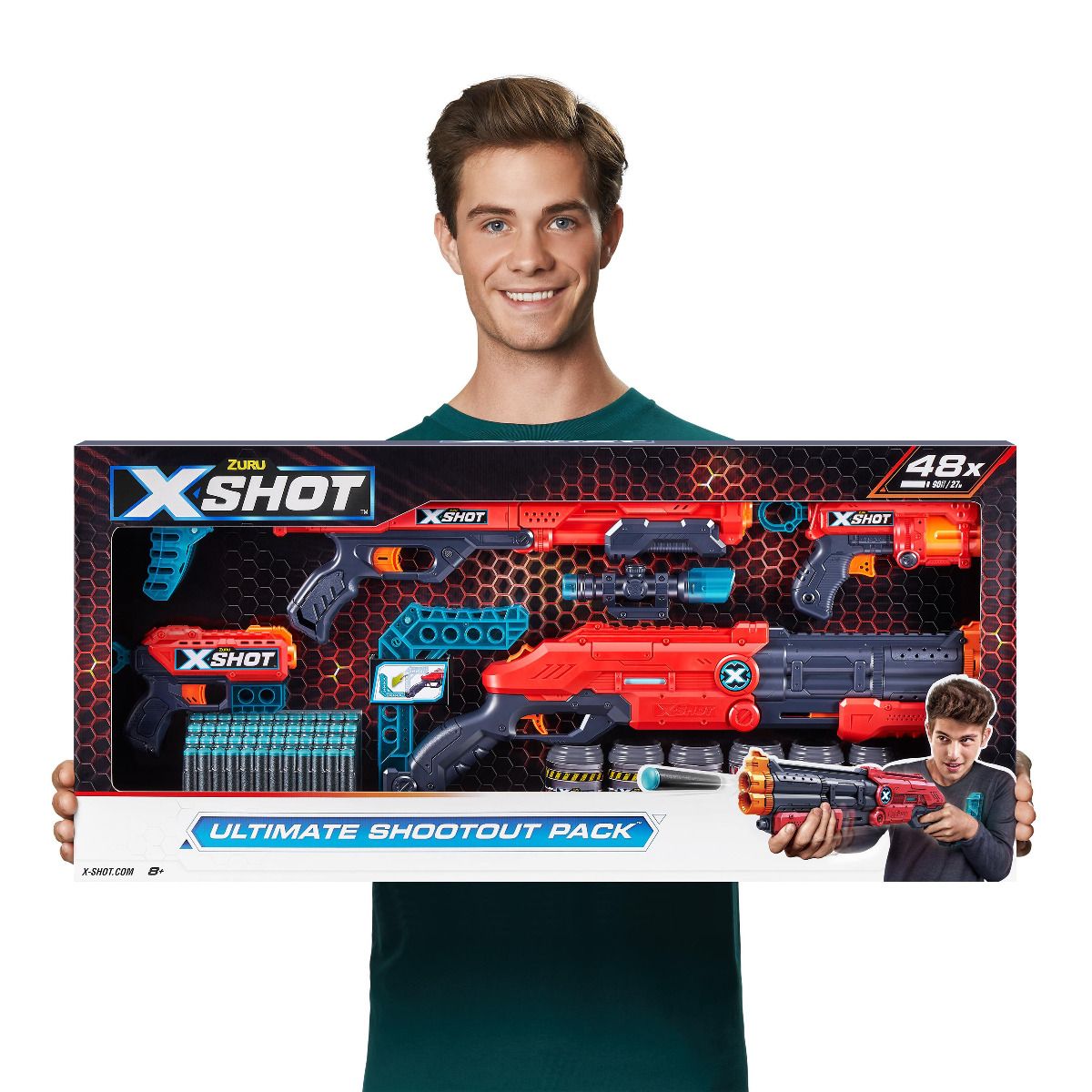 X - Shot Ultimate Shootout Pack XS - 36251 - Colorland Toys