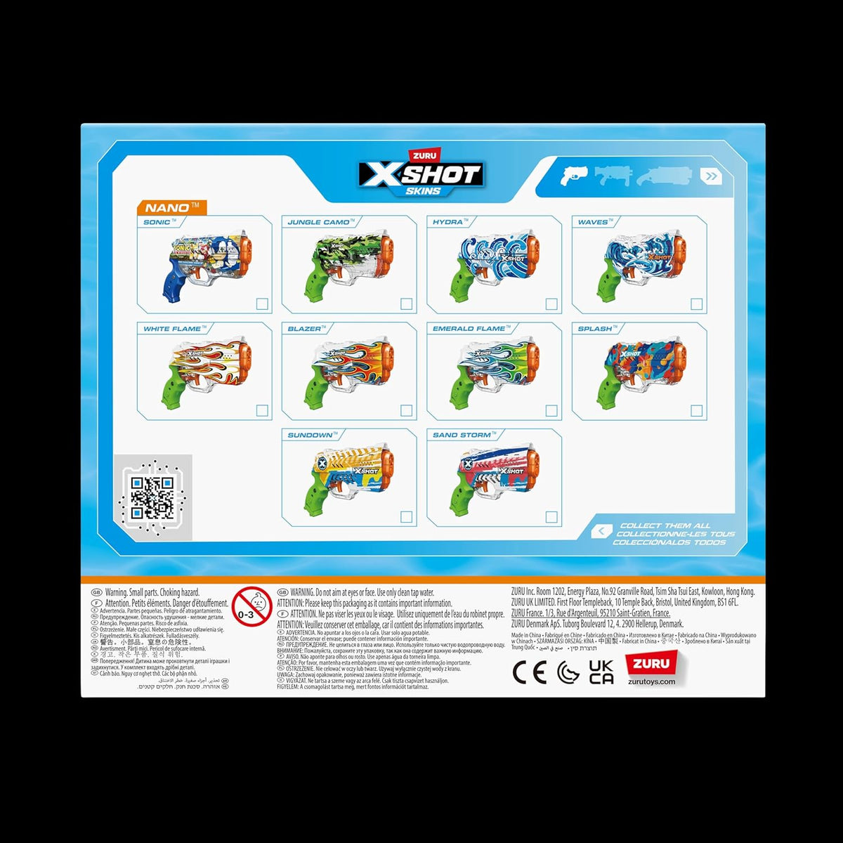 X-Shot Water Nano Fast-Fill Skins Sonic XS-118166 — image 2