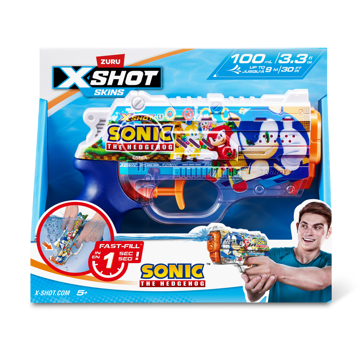 X-Shot Water Nano Fast-Fill Skins Sonic XS-118166/118166 — image 1