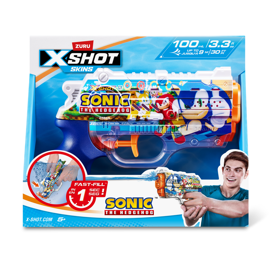 X-Shot Water Nano Fast-Fill Skins Sonic XS-118166/118166 — image 1