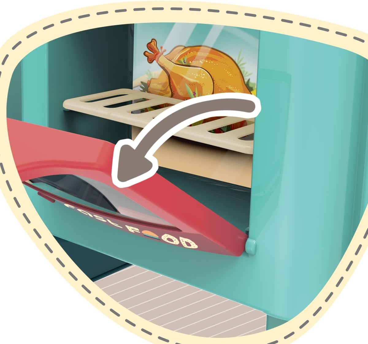 XC Little Chef Fast Food Cart 008 - 958 - Colorland Toys